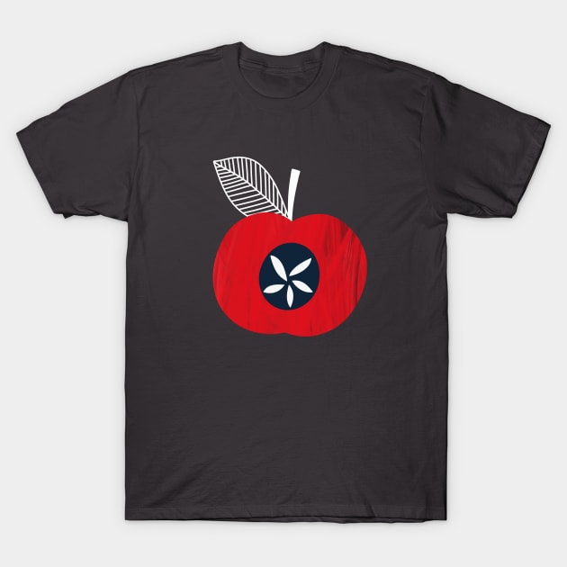 Red Apple T-Shirt by Pacesyte